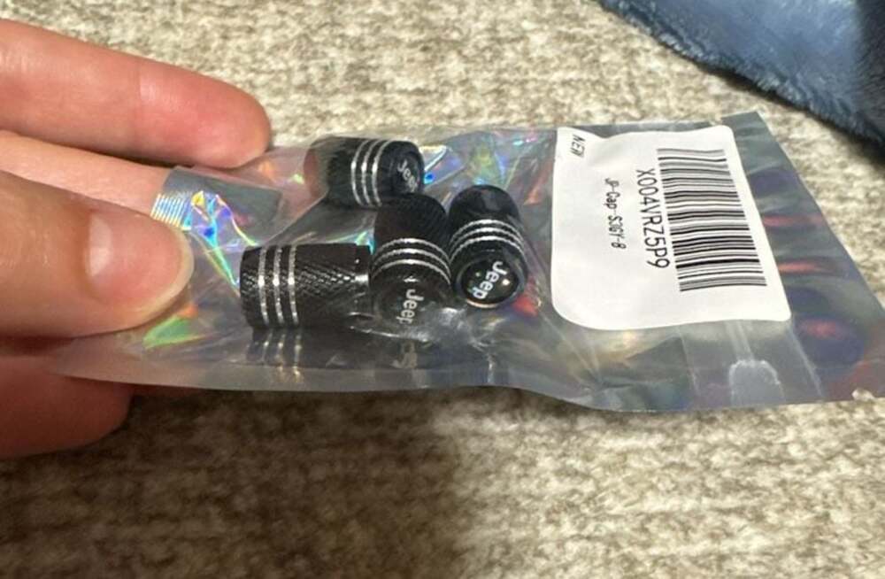 Jeep Tire Valve Stem Caps (Set of 4)